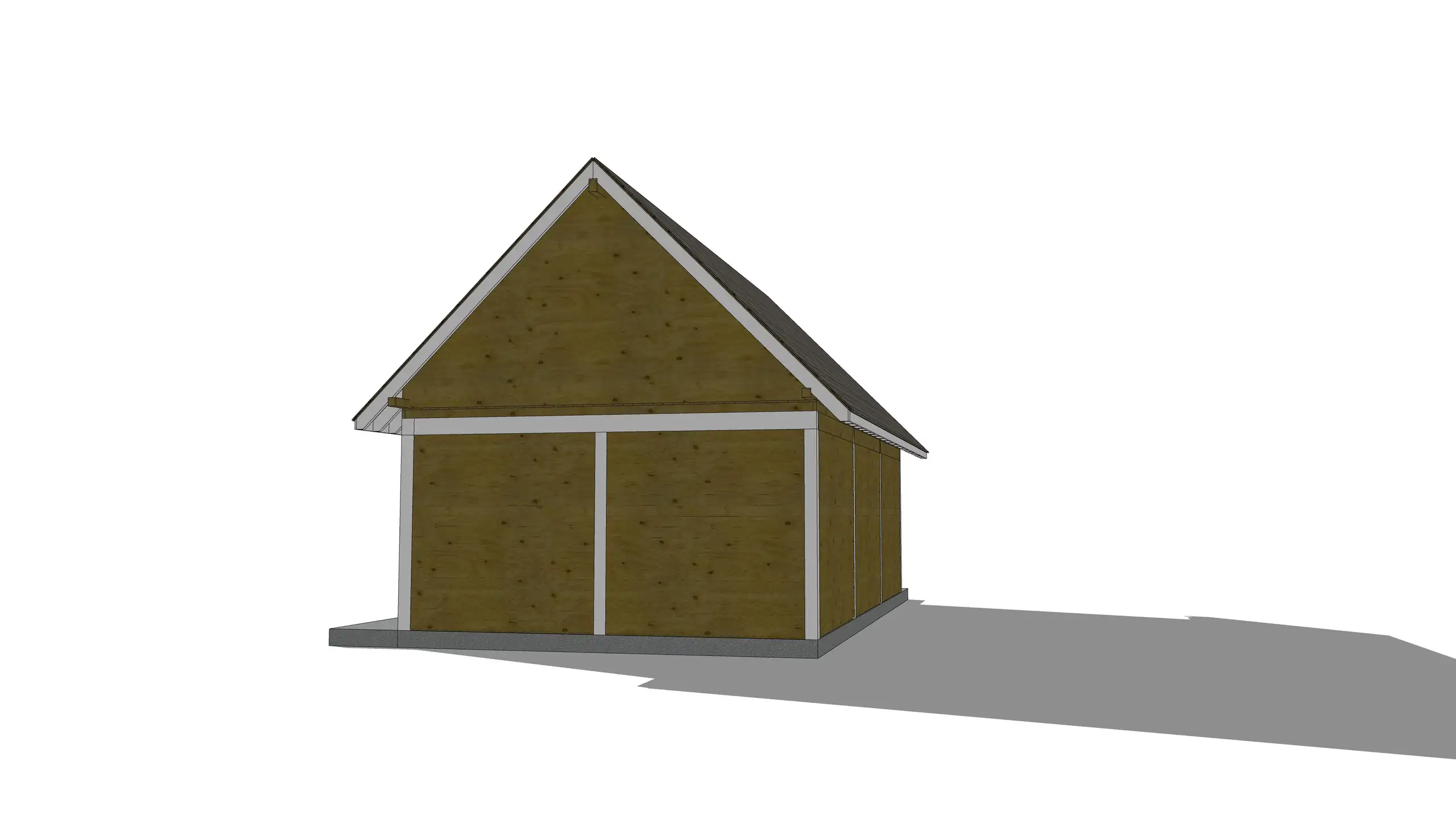 Wiata samochodowa Barbara 8,9m x 5m – Trwała konstrukcja na trzy pojazdy z przestrzenią magazynową 