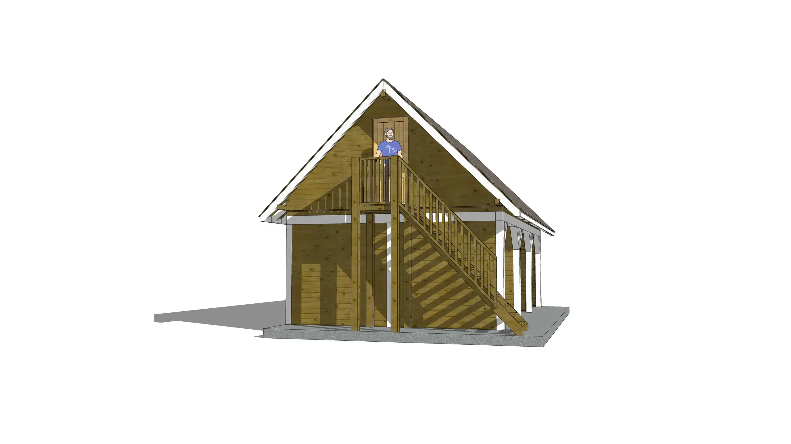 Wiata samochodowa Barbara 8,9m x 5m – Trwała konstrukcja na trzy pojazdy z przestrzenią magazynową 