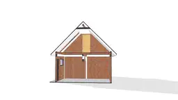 Wiata samochodowa Barbara II  11,9m x 5m – Garaż na dwa auta z przestrzenią użytkową  - zdjęcie 14