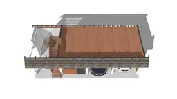 Wiata samochodowa Barbara II  11,9m x 5m – Garaż na dwa auta z przestrzenią użytkową  - zdjęcie 16