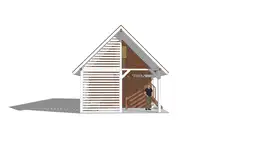 Wiata samochodowa Barbara II  11,9m x 5m – Garaż na dwa auta z przestrzenią użytkową  - zdjęcie 9