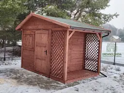 Domek gospodarczy z drewna Bonifacy - 3x2,5m  - zdjęcie 42