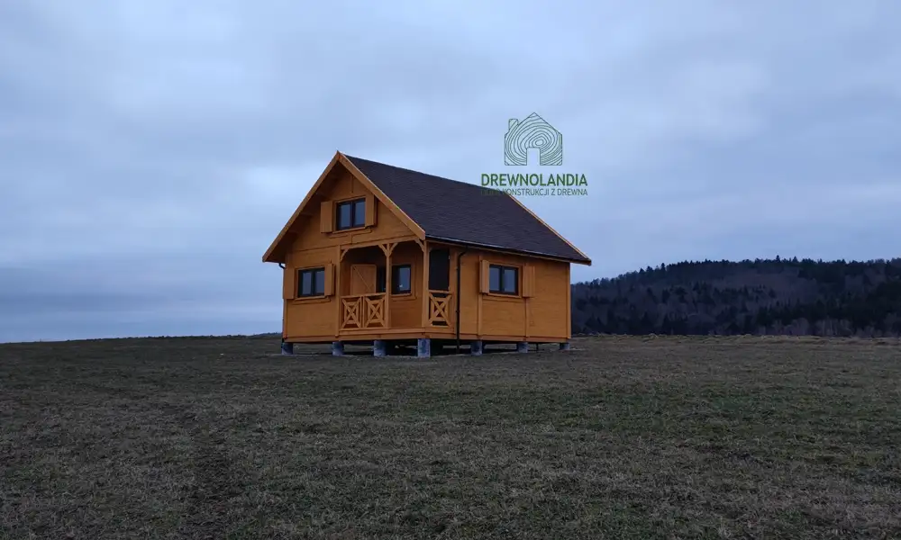 Domek rekreacyjny całoroczny CRA4 - wersja 1 - V1 - 35 m²