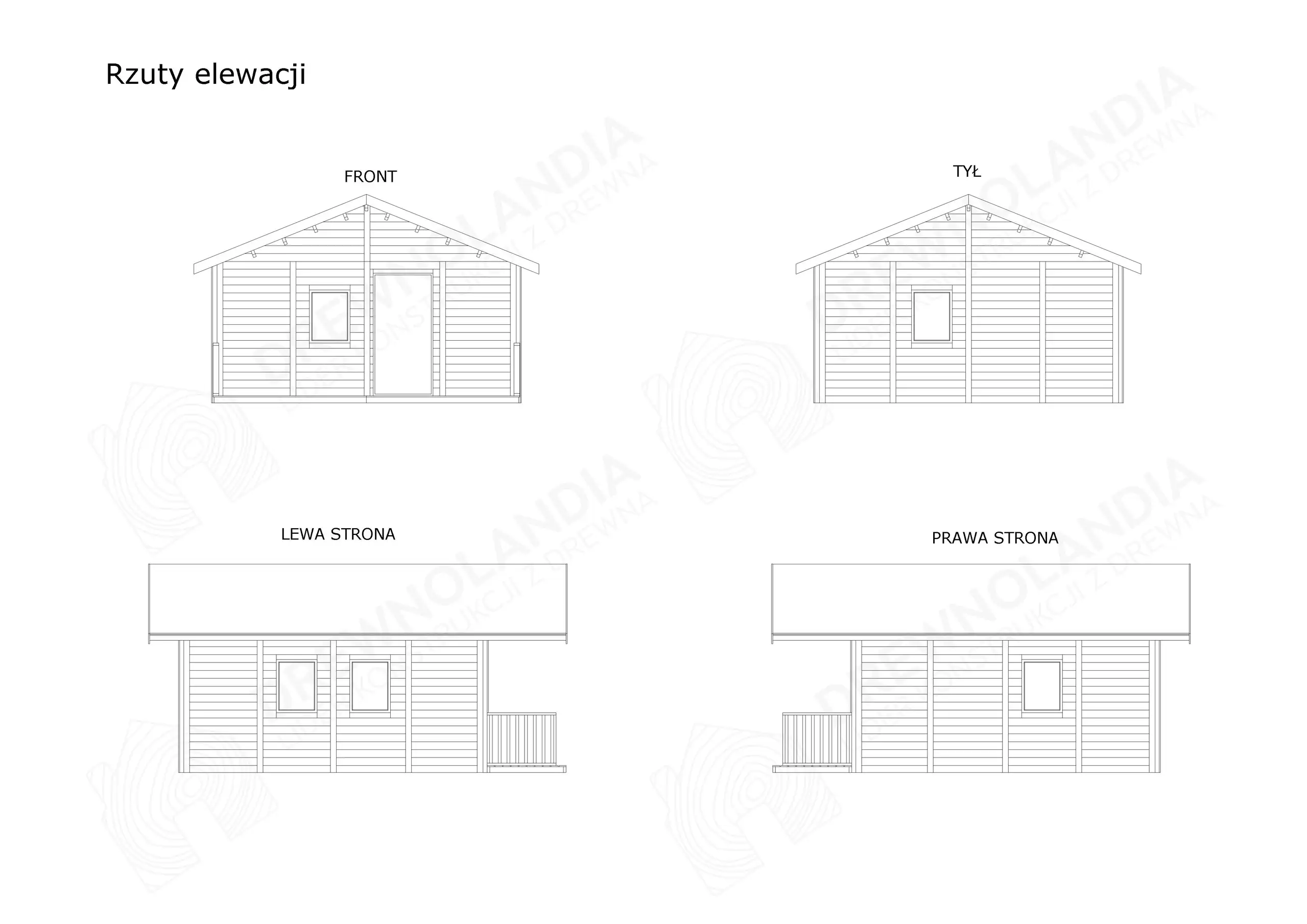 Domek  do samodzielnego montażu SM-1