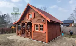 Domek Mieszko II 5m x 5m  + taras boczny 1,5x5m - zdjęcie 31