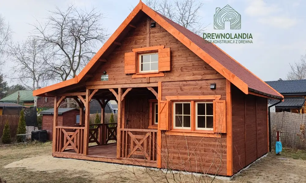 Domek Mieszko II 5m x 5m + taras boczny 1,5x5m