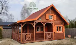 Domek Mieszko II 5m x 5m  + taras boczny 1,5x5m - zdjęcie 4