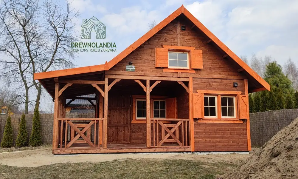 Domek Mieszko II 5m x 5m + taras boczny 1,5x5m