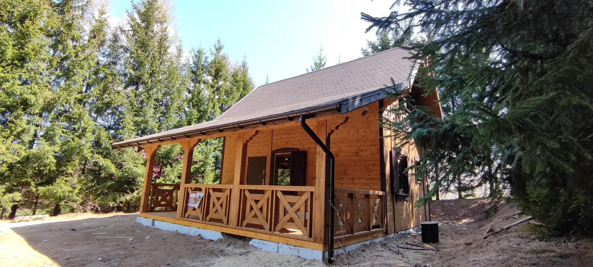 Domek rekreacyjny całoroczny CRP11 - 35m²