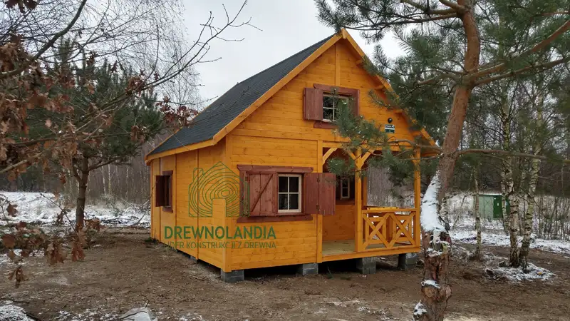 Domek mieszkalny całoroczny CRA1 PLUS - WT2021 - 25 m² 