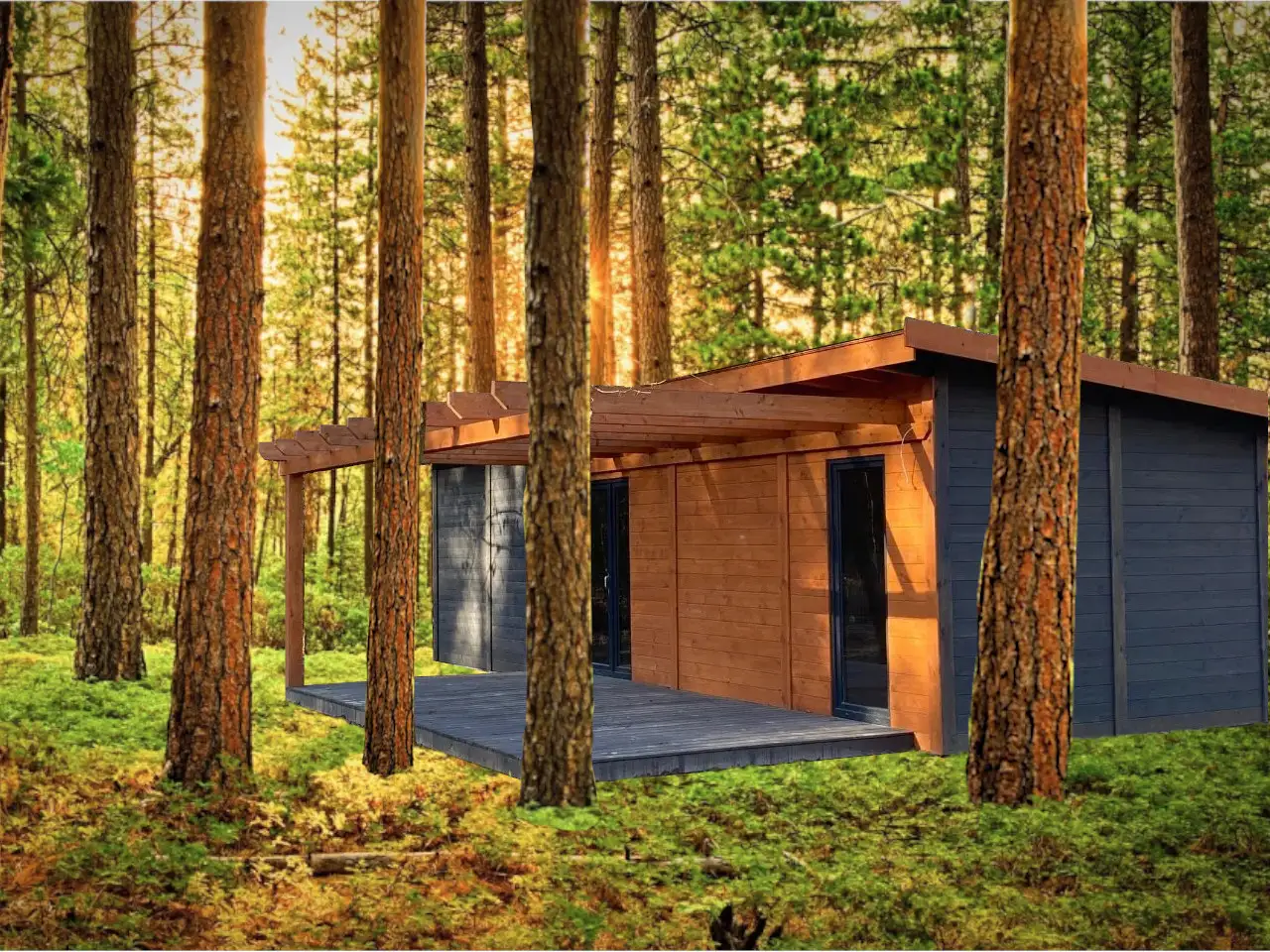 Domek mieszkalny całoroczny CRA5 PLUS - WT 2021 - 35 m²