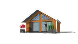 Nowoczesny domek  z antresolą Adam III 7m x 5m - zdjęcie 5