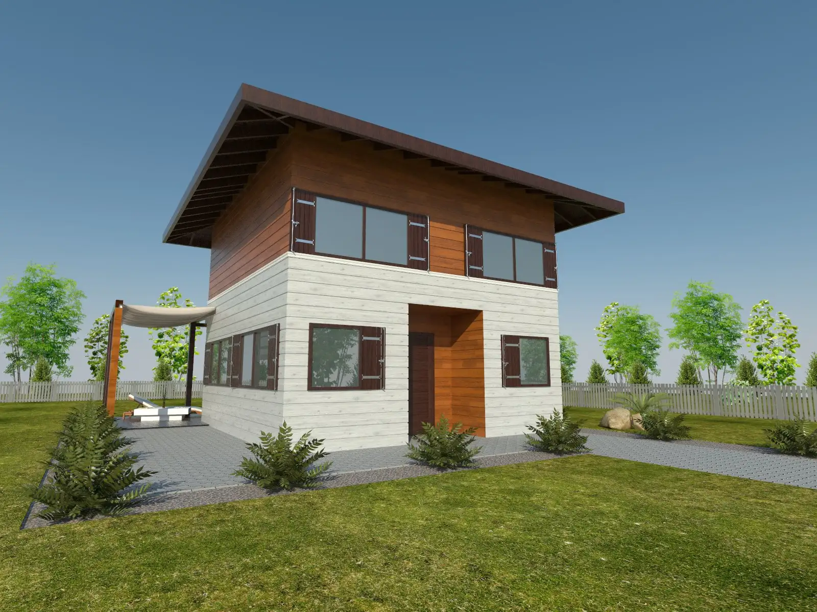 Domek mieszkalny całoroczny CRP5 PLUS - WT 2021 – 35 m²