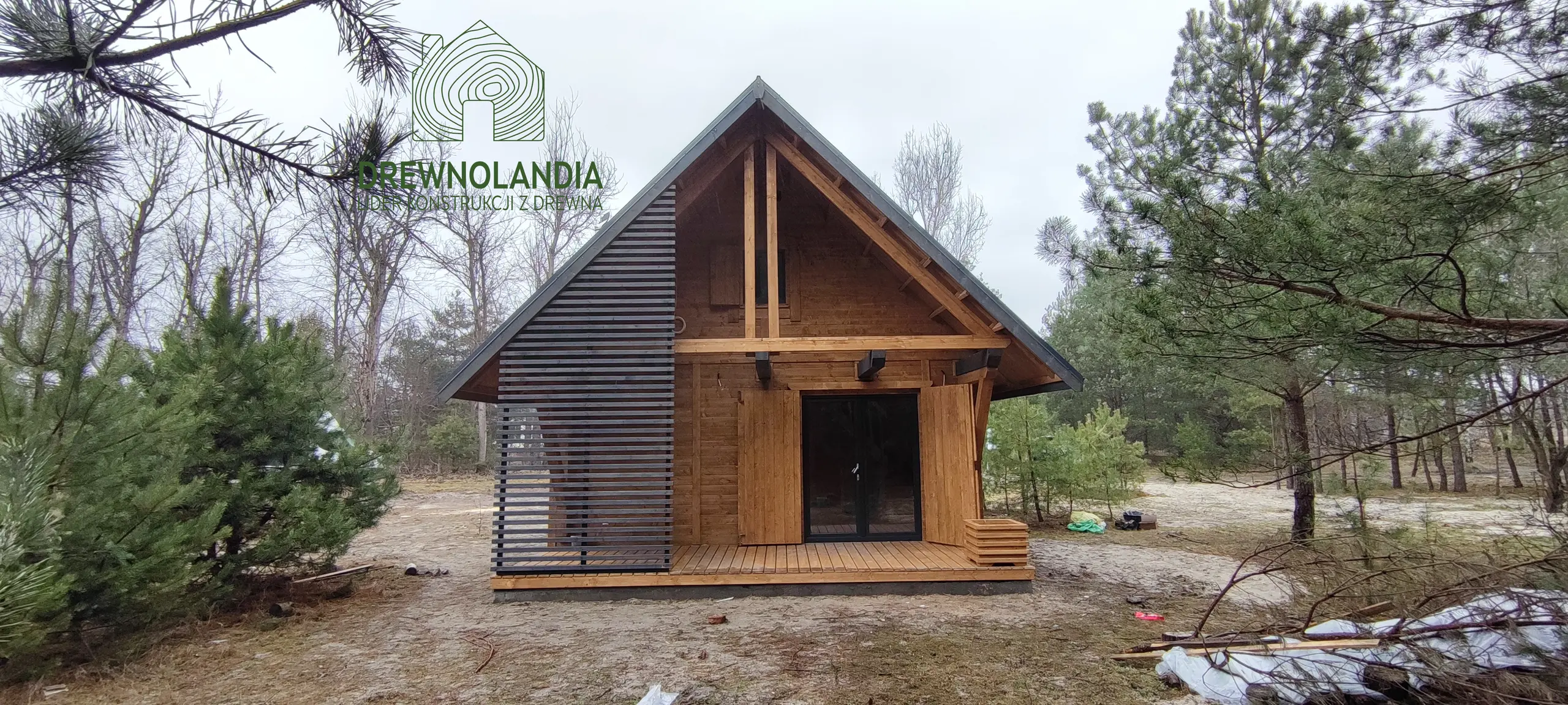 PROJEKT ARCHIWALNY - Domek rekreacyjny całoroczny CRK9 – 51 m²