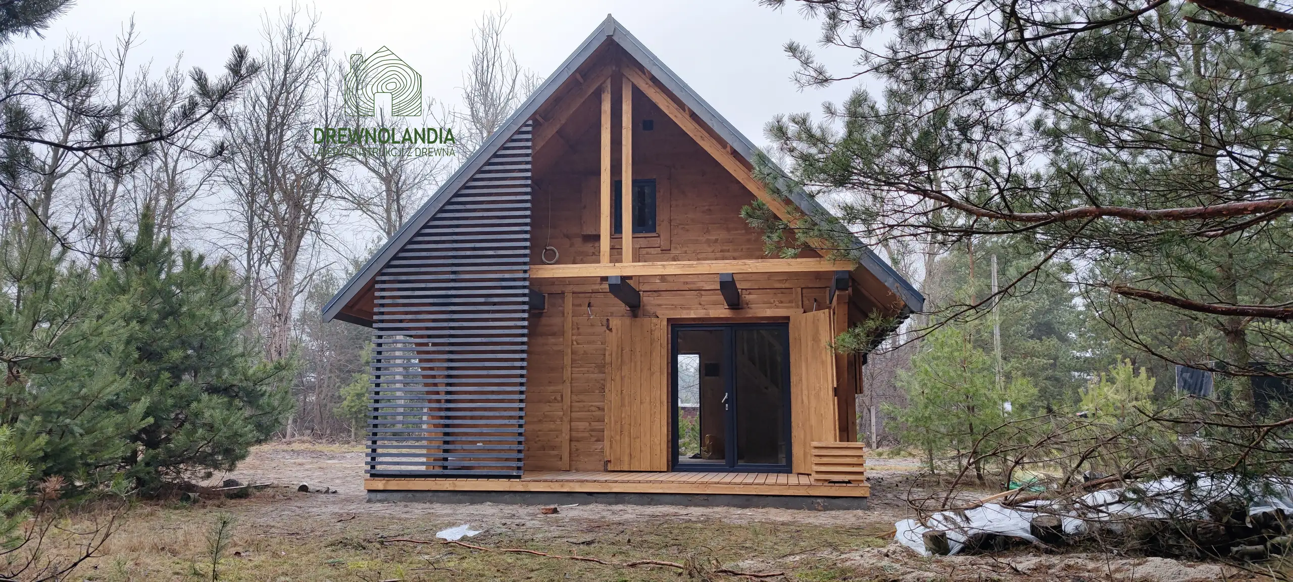 PROJEKT ARCHIWALNY - Domek rekreacyjny całoroczny CRK9 – 51 m²