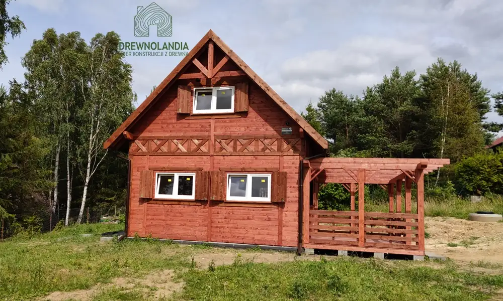 Domek bez pozwolenia Julianek 6x5,5m z tarasem