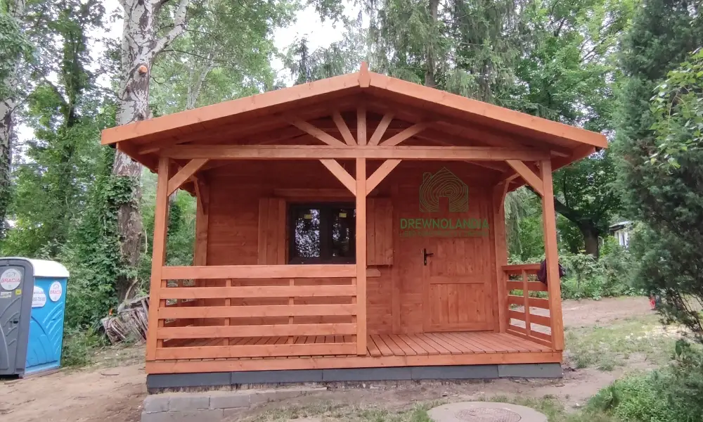 Domek  Aleksander - 6x4m, domek z drewna 