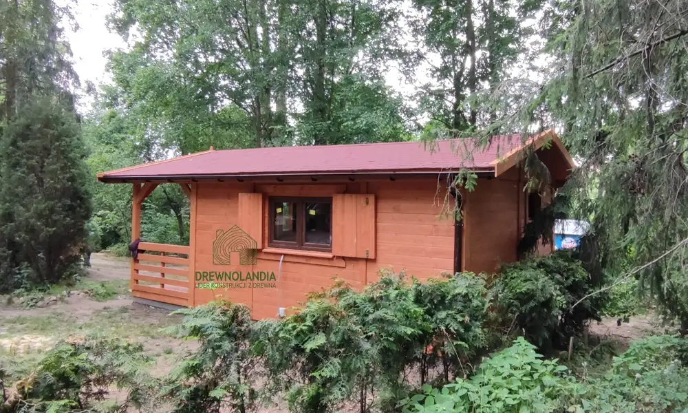 Domek  Aleksander - 6x4m, domek z drewna 