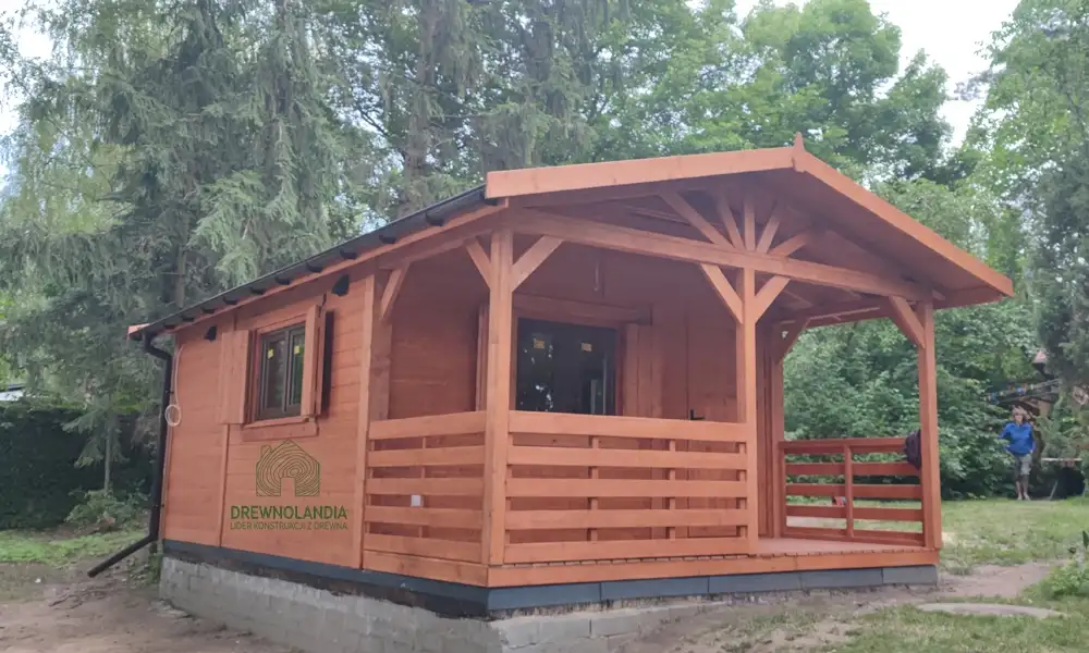 Domek  Aleksander - 6x4m, domek z drewna 