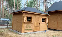 Drewniany Domek narzędziowy Jerzy - 4x3m  - zdjęcie 6