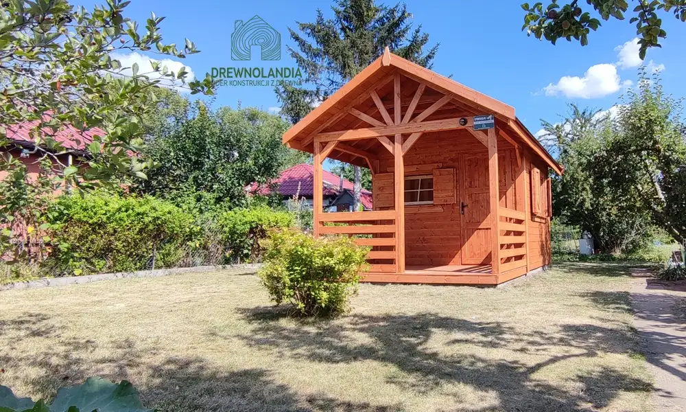 Domek  Aleksander - 6x4m, domek z drewna 