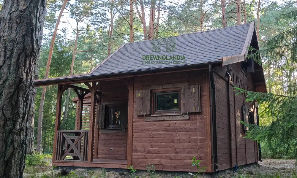 Domek z antresola Wiktor IV - wersja 1 - V1 - 5,9x5,9m