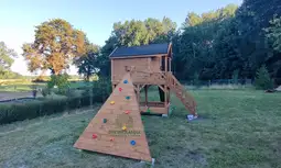 Domek ogrodowy Dla Dzieci Lolek - 2,8x2m z huśtawką  - zdjęcie 33