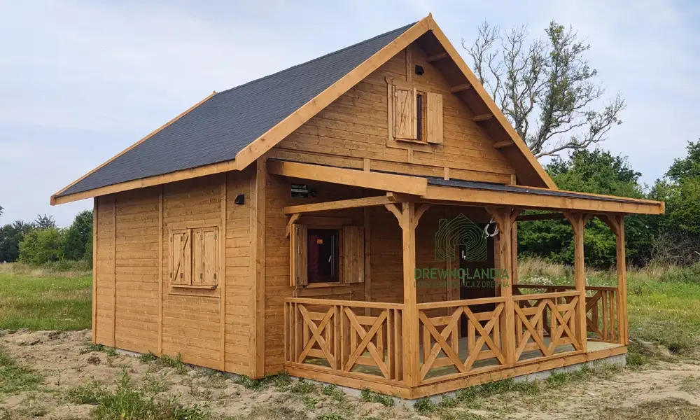 Domek Ogrodowy z tarasem Marcel II - 5x5m 