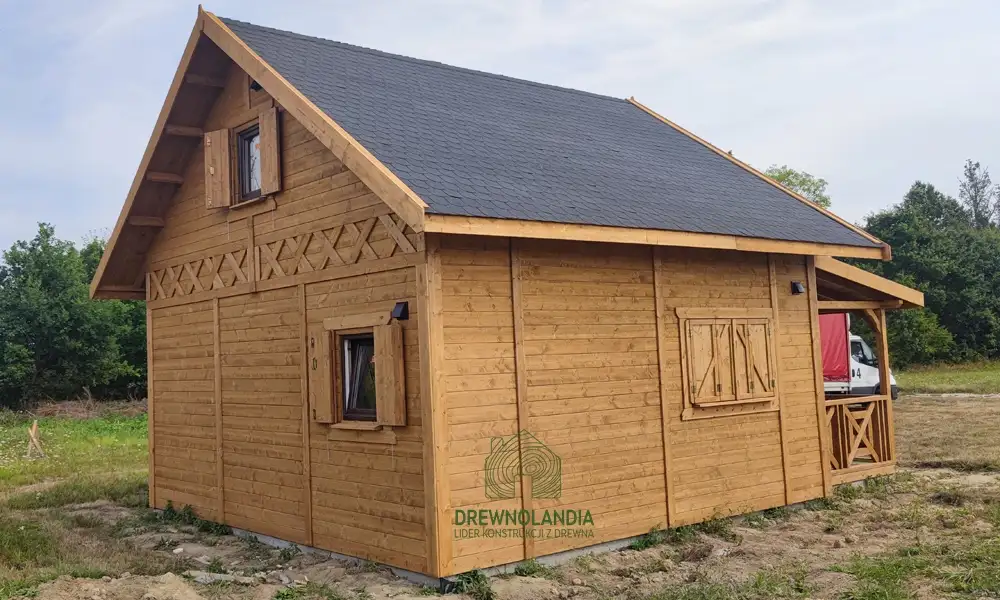 Domek Ogrodowy z tarasem Marcel II - 5x5m 