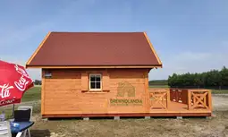 Domek z drewna Maciek II 5x5 + tars 5x3m   - zdjęcie 20