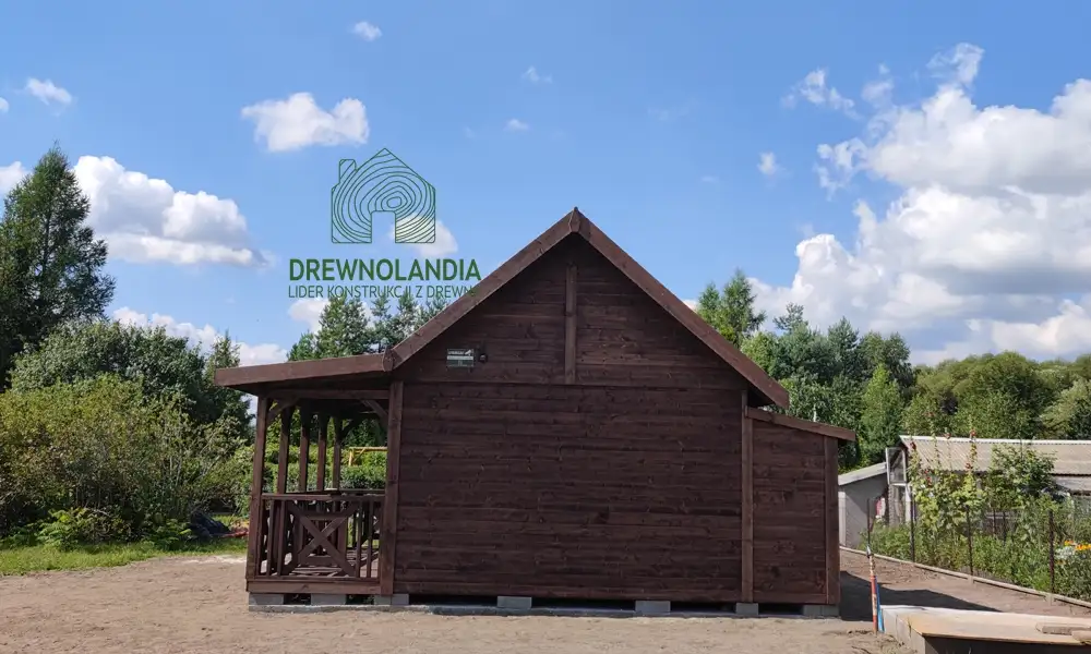 Domek Ogrodowy Mieszko I 4x5m + taras boczny 1,5x5m