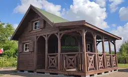 Domek Ogrodowy Mieszko I 4x5m + taras  boczny 1,5x5m - zdjęcie 8