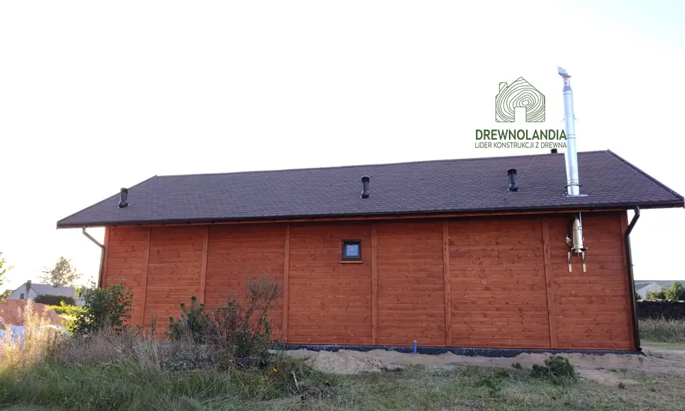 Drewniany domek rekreacyjny całoroczny CRK1 - 70 m²