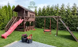 Domek ogrodowy Dla Dzieci Lolek - 2,8x2m z huśtawką  - zdjęcie 15