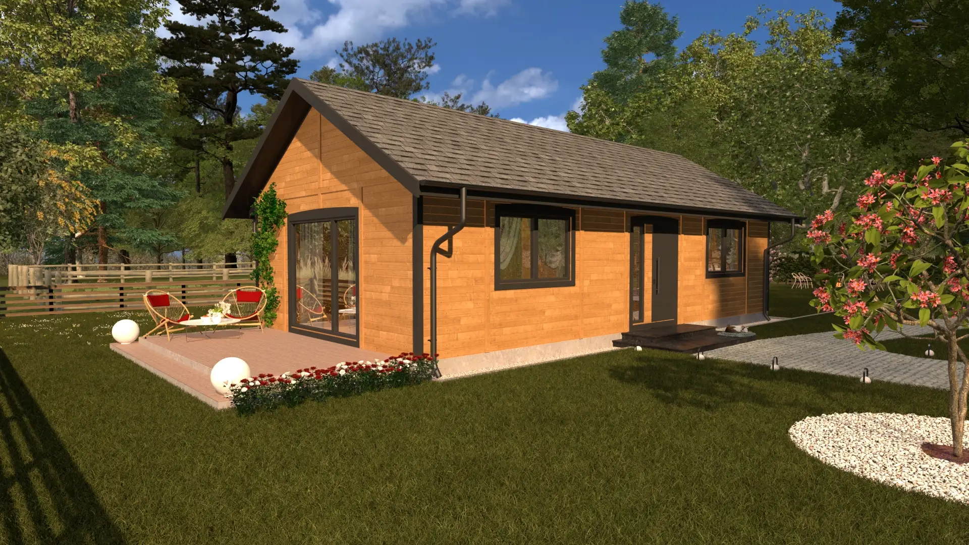 Dom mieszkalny całoroczny CRK1 PLUS - WT 2021 – 70 m²