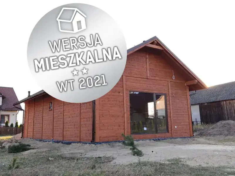 Dom mieszkalny całoroczny CRK1 PLUS - WT 2021 – 70 m²