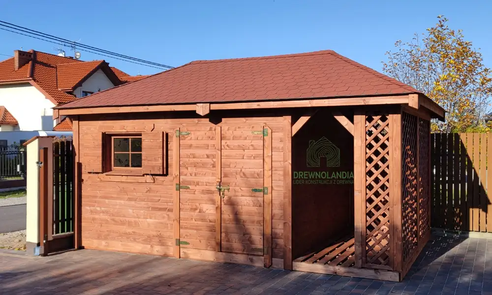 Domek gospodarczy do dużego ogrodu Kacper Bis - 6x4m