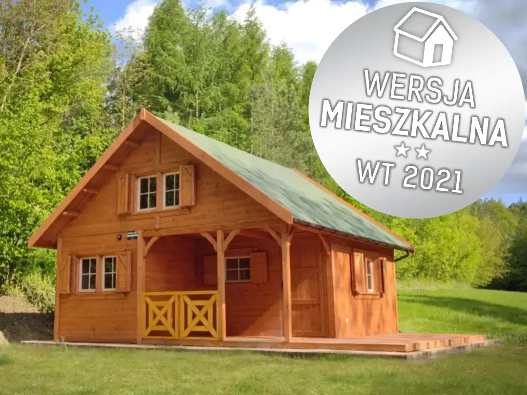 Domek mieszkalny całoroczny CRA4 PLUS - WT 2021 - 36 m²