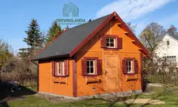 Domek Ogrodowy z drewna Mikołaj II - 5x5m - zdjęcie 12