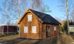 Drewniany domek rekreacyjny całoroczny CRA8 - 35 m² - zdjęcie 32