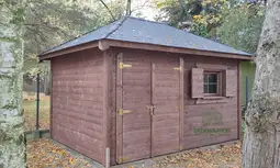 Drewniany Domek narzędziowy Jerzy - 4x3m  - zdjęcie 25