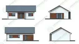 Dom mieszkalny całoroczny DREWNOLANDIA V1 - WT 2021 – 70 m²  - zdjęcie 6
