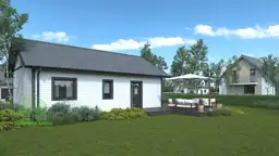 Dom mieszkalny całoroczny DREWNOLANDIA 1 CRK PLUS – 70 m²  - zdjęcie 4