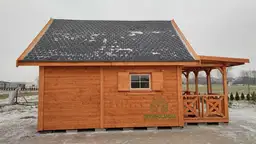 Domek Ogrodowy z tarasem Marcel II - 5x5m  - zdjęcie 40