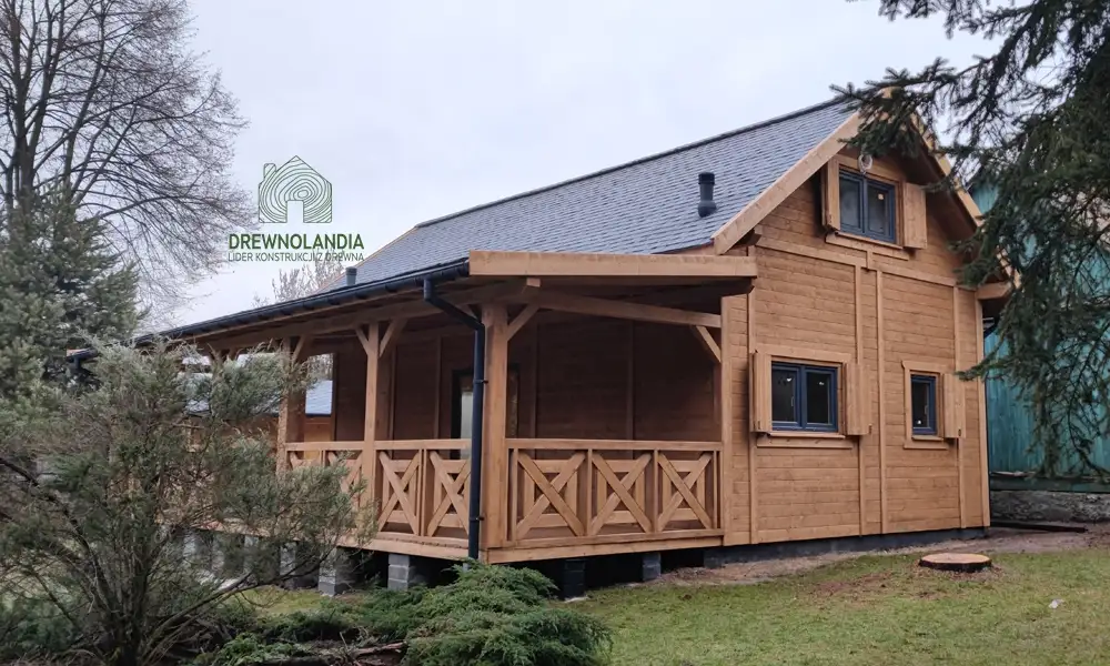 Domek rekreacyjny całoroczny CRK7 – 49,5 m²