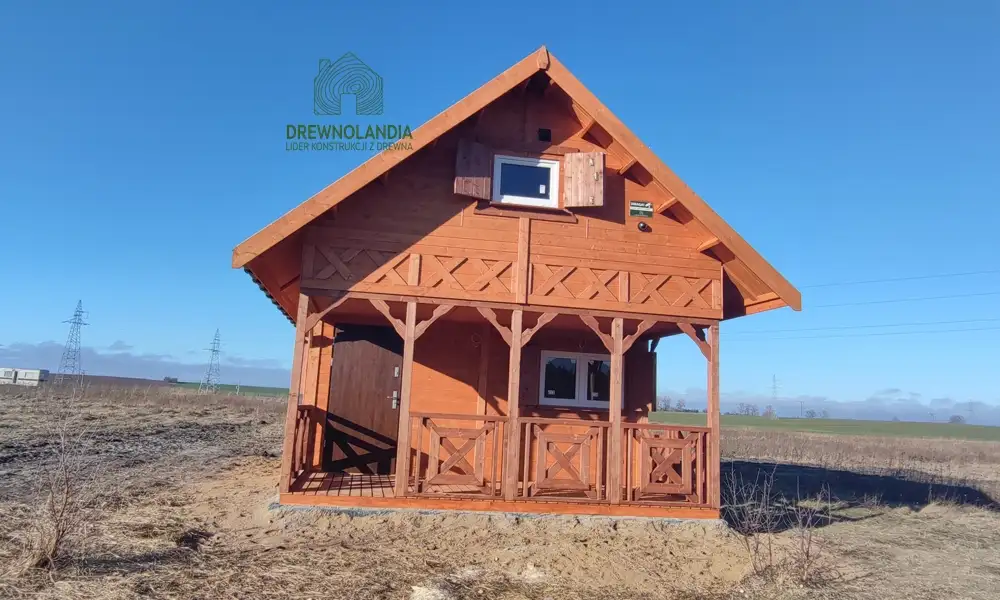 Drewniany domek na działkę Amadeusz IV 7x4,5m 