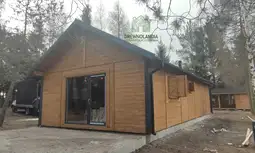 Drewniany domek rekreacyjny całoroczny CRK1 - 70 m² - zdjęcie 4