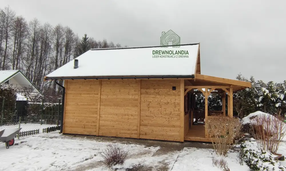 Domek Ogrodowy z tarasem Marcel II - 5x5m 