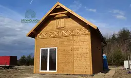 Drewniany domek rekreacyjny całoroczny CRA8 - 35 m² - zdjęcie 11