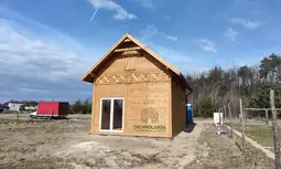 Drewniany domek rekreacyjny całoroczny CRA8 - 35 m² - zdjęcie 12